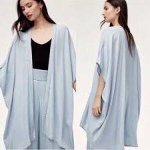 Aritzia Light Blue Kimono Top